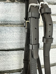 S/H English Heavyweight Hunter Bridle - Brown - Full