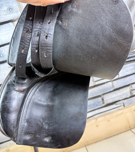 13 1/2” MW Small Pony GP Saddle - Black