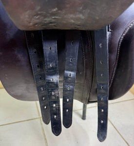 17 1/2” Wide Albion K2 GP/VSD Saddle - Brown
