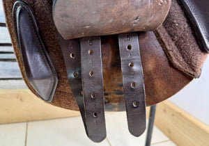 15 1/2” Wide Excelle/Walsall Riding English Pony GP Saddle - Brown
