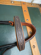 Load image into Gallery viewer, Stitched Padded Hunter Snaffle Bridle - Brown/Tan -Cob Size- Jerome - English Leather