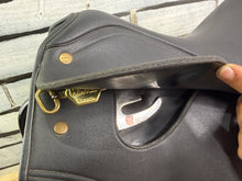 Load image into Gallery viewer, 16 1/2” Medium/Changeable Gullet Wintec Dressage Saddle - Black - Any width - N-XW