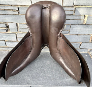 17” Medium Kings Saddlery GP Saddle - Brown