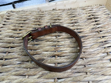 Load image into Gallery viewer, English Made Quality Leather Dog Collar - Custom Made - All Sizes