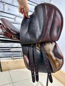 16 1/2” MW Stubben Juventus Jump Saddle - Brown
