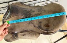 Load image into Gallery viewer, 16” XW Fylde English Pony WH/Show Saddle - Brown