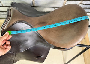 16 1/2” Wide Silhouette GP Saddle - Brown