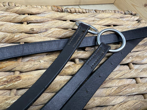 S/H Chunky English Running Martingale - Brown - Full