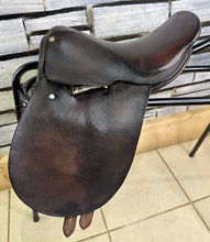Load image into Gallery viewer, 11 1/2” MW Robinsons English Tiny Pony Saddle - Brown
