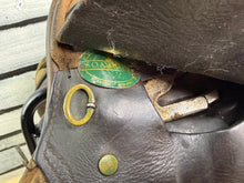 Load image into Gallery viewer, 17” MN S.O.S Saddlery GP/Jump Saddle - Brown - High Wither - TB ROR - Massive Blocks