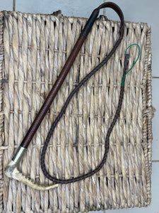 Vintage 1926 Ladies Hunt Whip with Thong