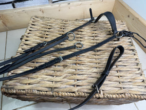 S/H Grackle Bridle, Reins & Hunting Breastplate Set - Full
