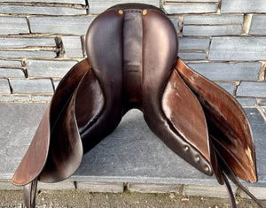 17” Wide Butet Monoflap Close Contact Dressage Saddle