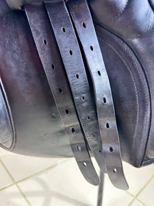 17” Medium Ideal International Event Saddle - Brown