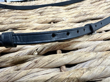 Load image into Gallery viewer, S/H Raised English Cavesson Noseband - Black - Pony