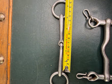Load image into Gallery viewer, 4 1/2” Fylde Double Bits - Show Weymouth &amp; Small Ring Bridoon- Showing