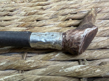 Load image into Gallery viewer, Vintage Gents Strong Hunt Whip - Silver Collar and Antler Hook
