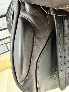17 1/2” Medium Silhouette Midas High Wither GP Saddle - Brown