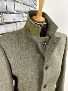 NEW Oliver Brown Gents Heavy Keepers Tweed Frock Hunt Coat - Size 36