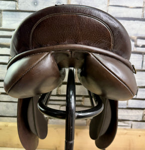 17 1/2” MW Farrington Burford Event Saddle - Brown Buffalo