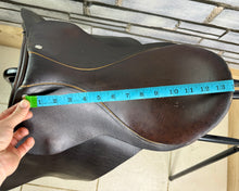 Load image into Gallery viewer, 14” Wide Pony GP Childs Saddle - Brown - English Leather - Lead Rein/Tiny Tot - Shetland