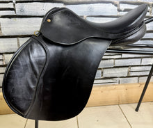 Load image into Gallery viewer, 16” Medium-MN Palaton English Leather Pony GP Saddle - Black