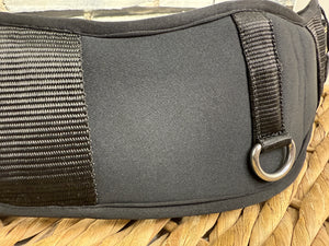 Curved Memory Foam Anatomic Soft Dressage Girth - Black