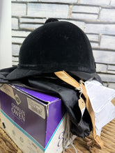 Load image into Gallery viewer, Charles Owen Wellington Classic Velvet Riding Hat - 6 3/8-52cm