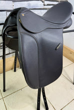 Load image into Gallery viewer, 16 1/2” Medium/Changeable Gullet Wintec Dressage Saddle - Black - Any width - N-XW