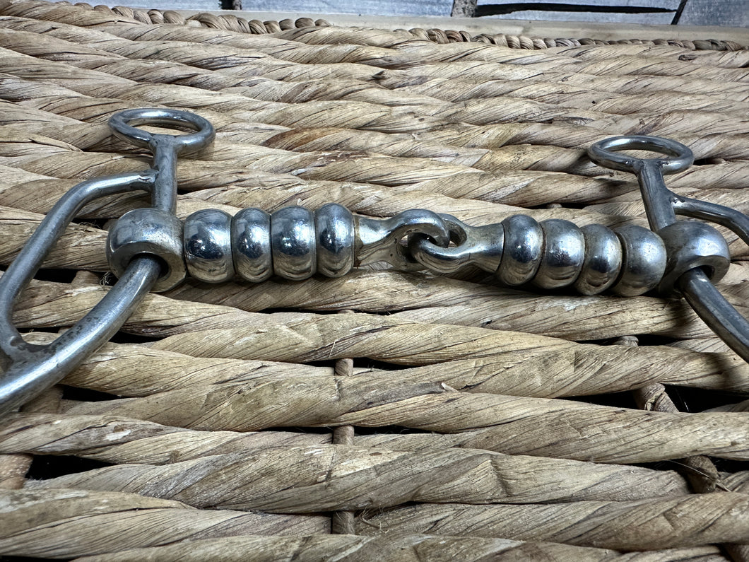 S/H 5 1/2” Cherry Roller American Gag Bit