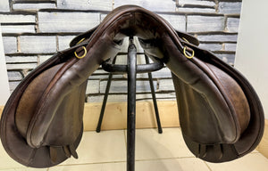 17” Wide-XW Ideal Apex H&C Cob GP Saddle - Brown