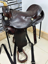 Load image into Gallery viewer, 16” Bunkhouse Leather Banderas Texas Western Saddle - Brown