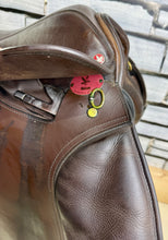 Load image into Gallery viewer, 18” Medium Jeffries Falcon Hawk Event Saddle - Brown - M
