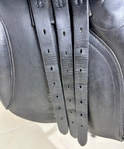 17” Medium Jeffries Falcon English Event GP Saddle - Black