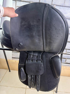 16” XXW Harry Dabbs Avanti Pony GP Saddle - Black