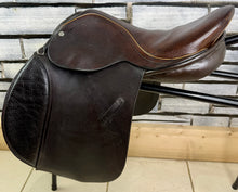 Load image into Gallery viewer, 15” Medium Barnsby Pony Club GP Saddle - Brown