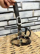 Load image into Gallery viewer, S/H Black Leather Polo Headcollar  - Pony