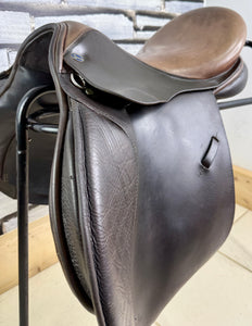 16 1/2” Wide Silhouette GP Saddle - Brown