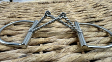 Load image into Gallery viewer, 5” Double Twisted Wire ‘W’ Mouth Dee Snaffle Bit