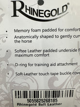Load image into Gallery viewer, Rhinegold Memory Foam Padded Leather Dressage/Event Girth