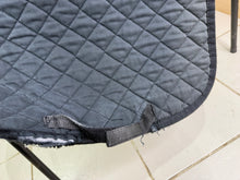 Load image into Gallery viewer, S/H 2 x Nuumed Cotton Dressage Saddlecloths - Black - L