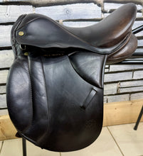 Load image into Gallery viewer, 15” Medium-Wide/XW Equxtra Serpent WH Pony Show Saddle - Changeable Gullet - Brown