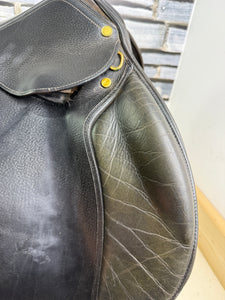 17” MW Henri De Rivel Jump Saddle - Black