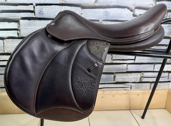 18 1/2” MW Voltaire Stutgartt Double Flap Jump Saddle - Brown