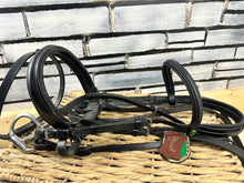 Load image into Gallery viewer, S/H Rhinegold Complete Padded Crank Flash Bridle - Black - XF