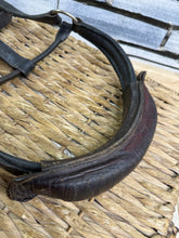 Load image into Gallery viewer, S/H Black Padded Leather Headcollar &amp; Poll Guard - Full