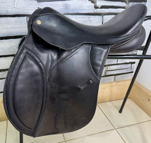 16 1/2” MW Heritage English Saddlery GP Saddle - Black