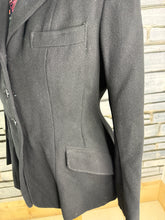 Load image into Gallery viewer, Ladies Size 34 Vintage Showerproof Hunt Jacket - Black
