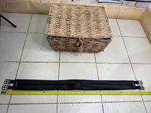 Load image into Gallery viewer, S/H 44” Wintec Elastic Waffle Girth - Black