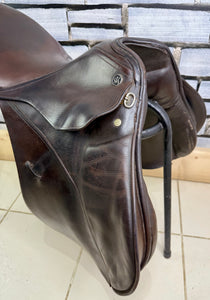 17 1/2” MW Kieffer GP Saddle - Brown